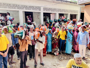 Ration_Distribution, Donations, Lucknow_rural, Making_The _Difference,  MTD, Rural_Area