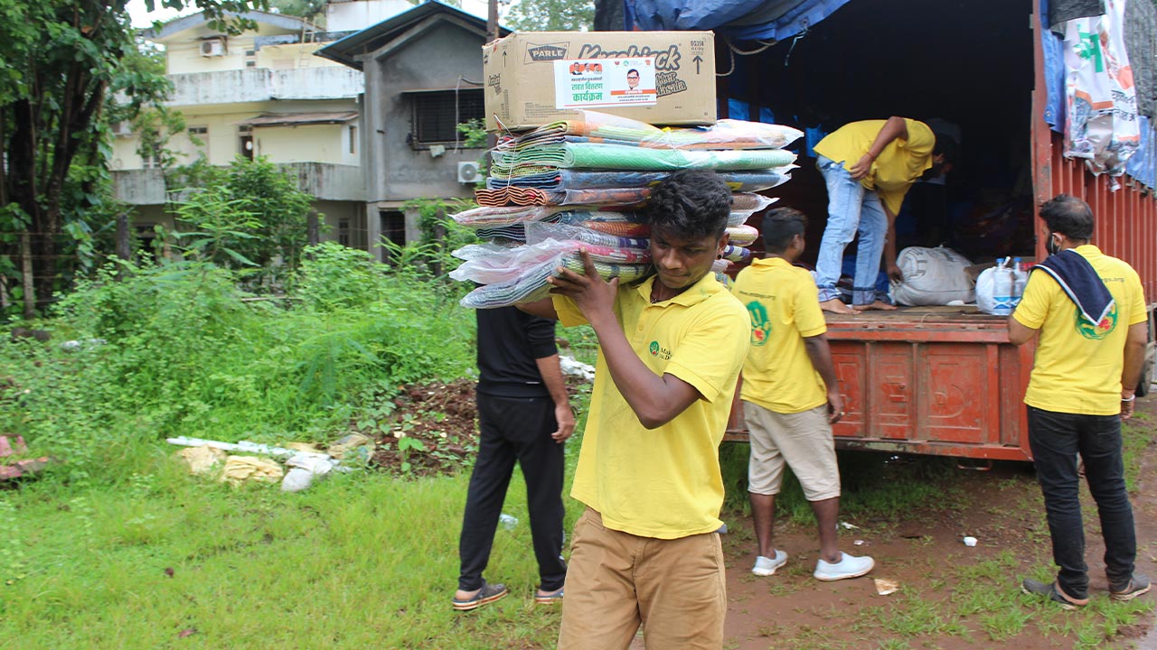 Making The Difference NGO Distribution in rural area to help needy people